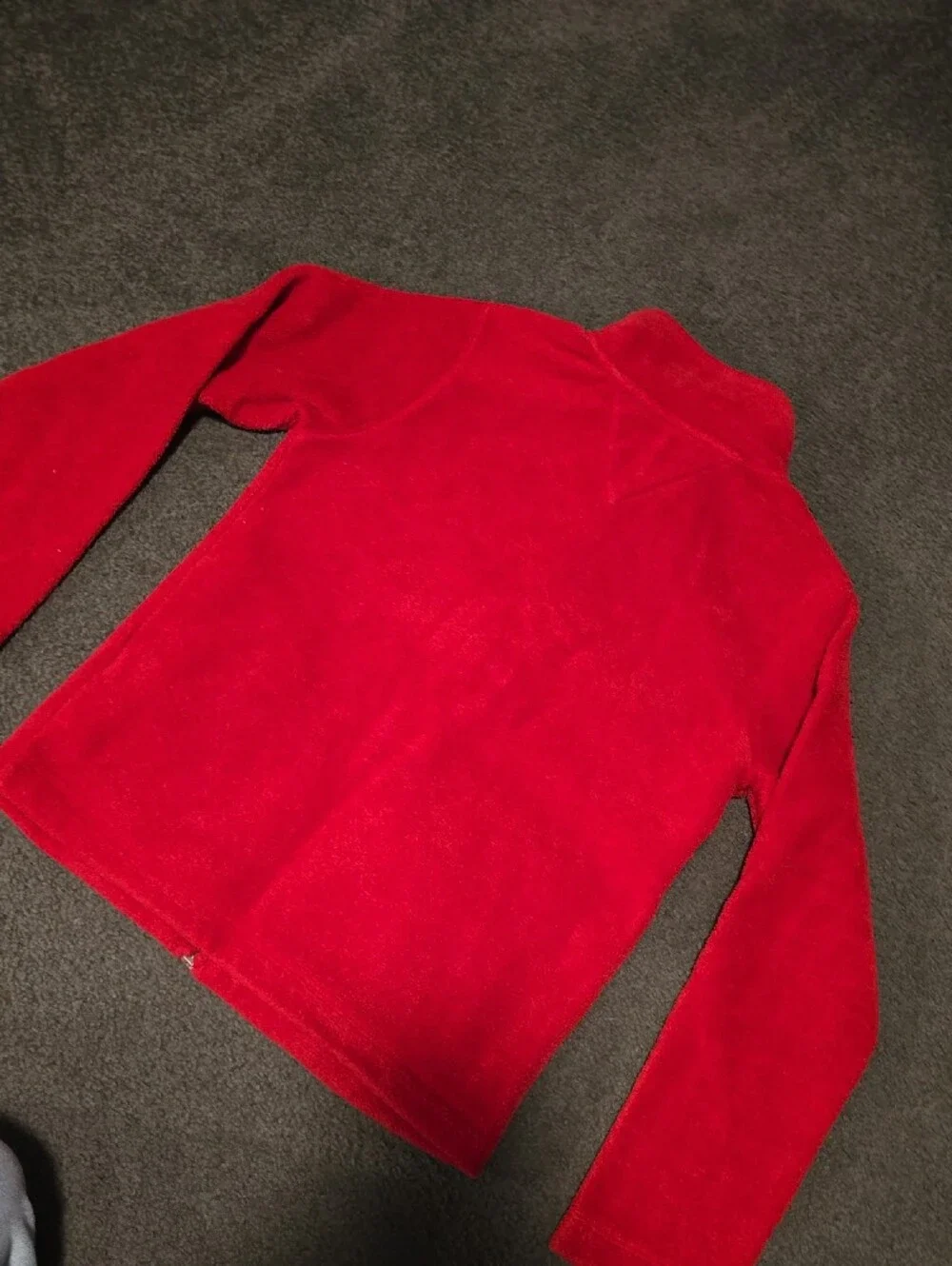 Tommy Hilfiger Navy and Red Fleece Zip Jacket